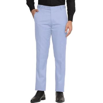 MEGISHA Solid Stretchable Formal Trouser Pants for Men