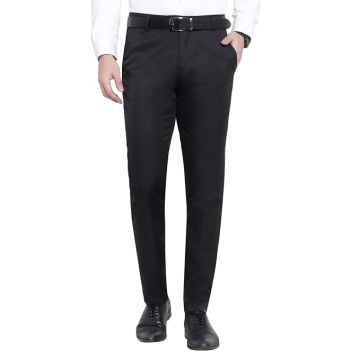 MEGISHA Solid Stretchable Formal Trouser Pants 