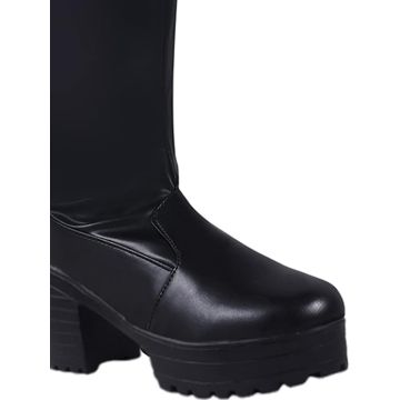 Shoetopia Women's Block Heel Boots