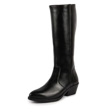 FAUSTO Women Flared Heel Boots