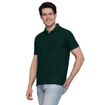 Fox Men's Polo Neck Half Sleeve Cotton Blend Regular Fit T-Shirt With Pocket