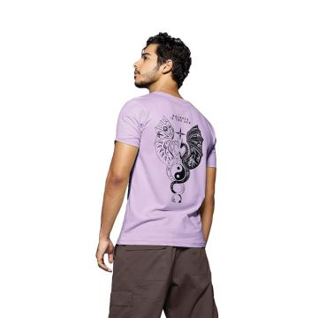 Bewakoof Men's Cotton Graphic Print T-Shirt 