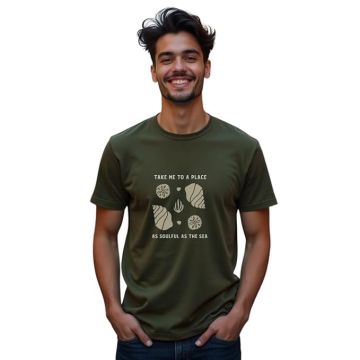  Men Cotton Graphic Printed Regular Fit T-Shirt