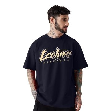 LEOTUDE Men's Cotton Oversized Fit T-Shirt