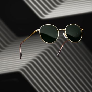 VINCENT CHASE Full Rim Round Sunglasses