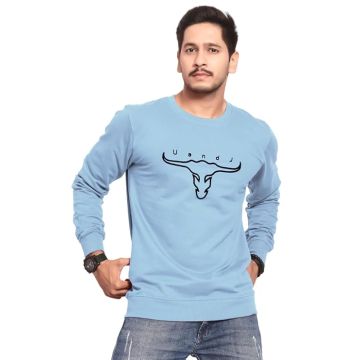 Men's Cotton Solid Round Neck Long Sleeve tee