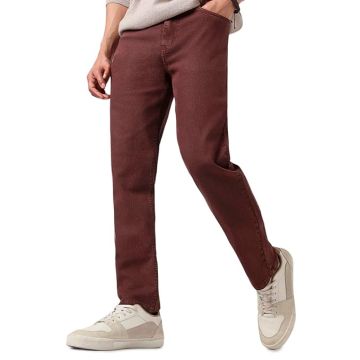 Urbano Fashion Men Mid Rise Straight Fit Washed Jeans Stretchable