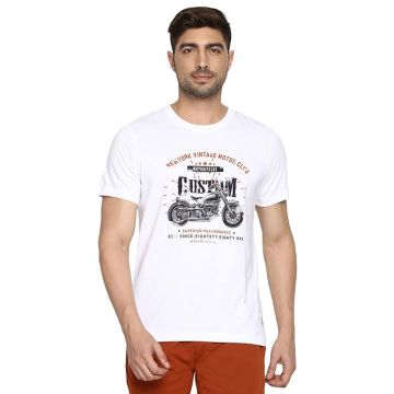 Fox Men's Cotton Regular Fit T-Shirt