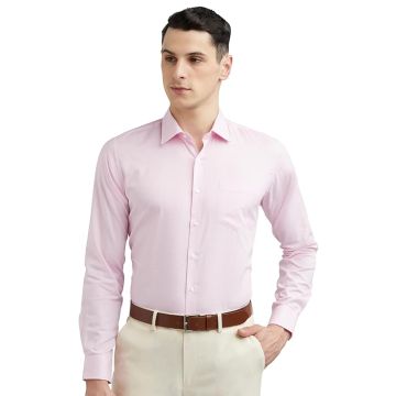 Van Heusen Men Cotton Solid Slim Fit Formal Shirt