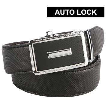 Labnoft Men's Auto Lock PU Leather Belt
