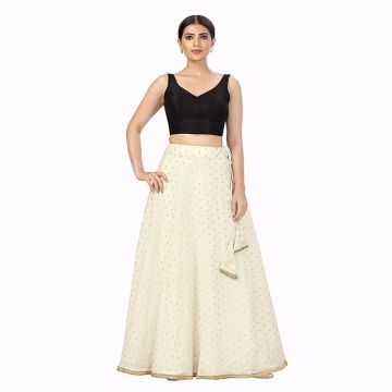 Adro Women's Polyester Maxi Skirt