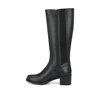 Delize Womens Black Knee Boots 62235
