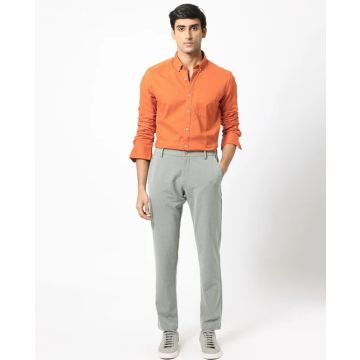 REGULAR FIT PLAIN SHIRT AUXFO 