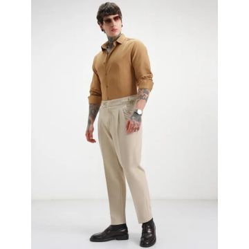 Highlander Men Regular Fit Solid Chinos